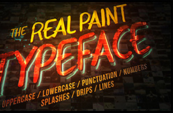 Real Paint Typeface