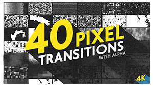 40 Pixel Transitions Pack
