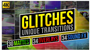Glitch Transitions 4K